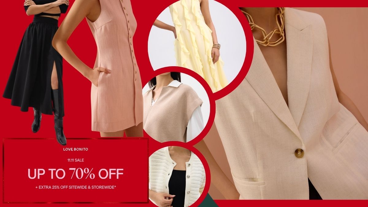 Featured image for Love, Bonito 11.11 Sale Brings Up to 70% Off Your Next Wardrobe Glow-Up