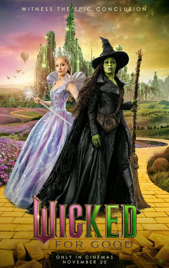Universal Studios Singapore to Host Asia-Pacific Premiere of Wicked: For Good 1 Wicked For Good Official Poster 1