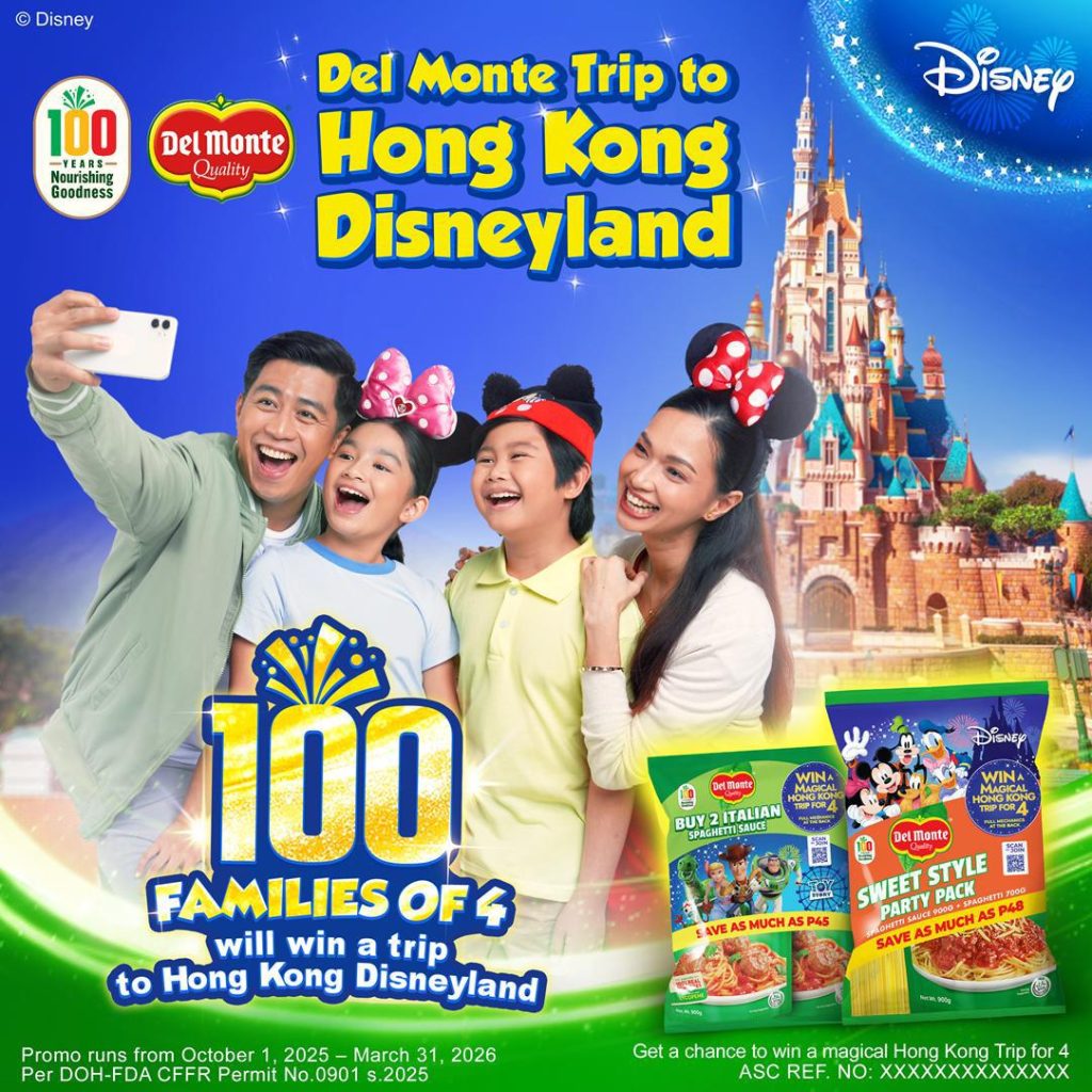 7. Del Montes Trip to HongKong Disneyland promo