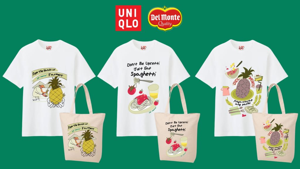 8. Del Monte collaborates with Uniqlo with this unique t shirts and tote bags