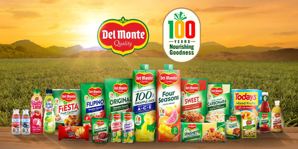 6. Del Monte products 100 years of nourishing goodness