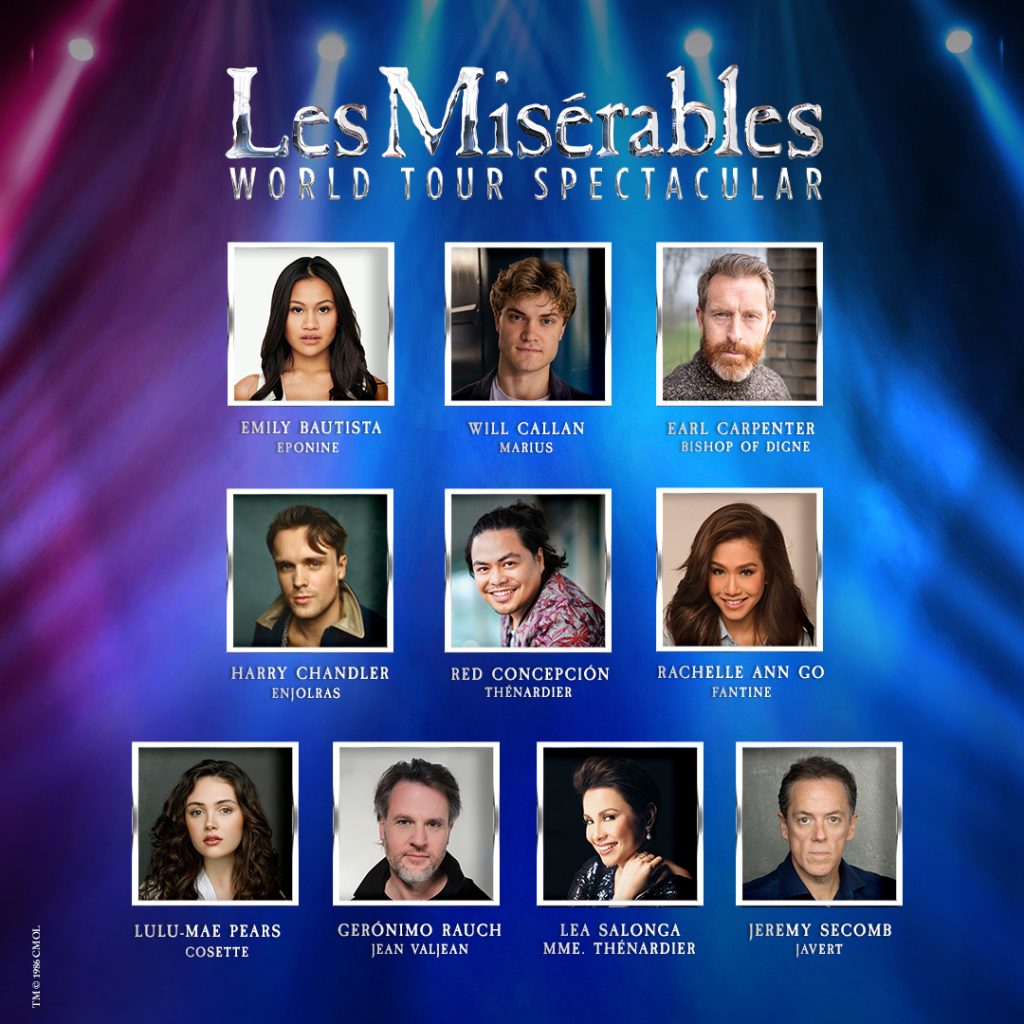 Les Miserables World Tour MNL Cast