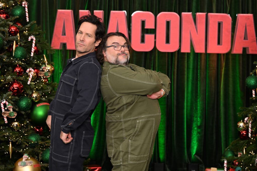 Jack Black and Paul Rudd Turn Up the Laughs at the “Anaconda” World Premiere and London Photocall — In Cinemas January 8 3 Paul Jack London