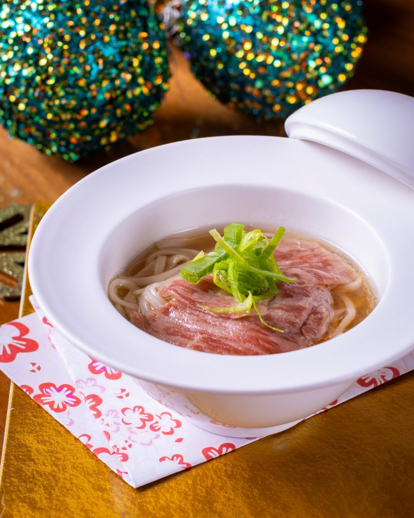 3. Nobu Manila Wagyu Inaniwa Noodles with Japanese negi