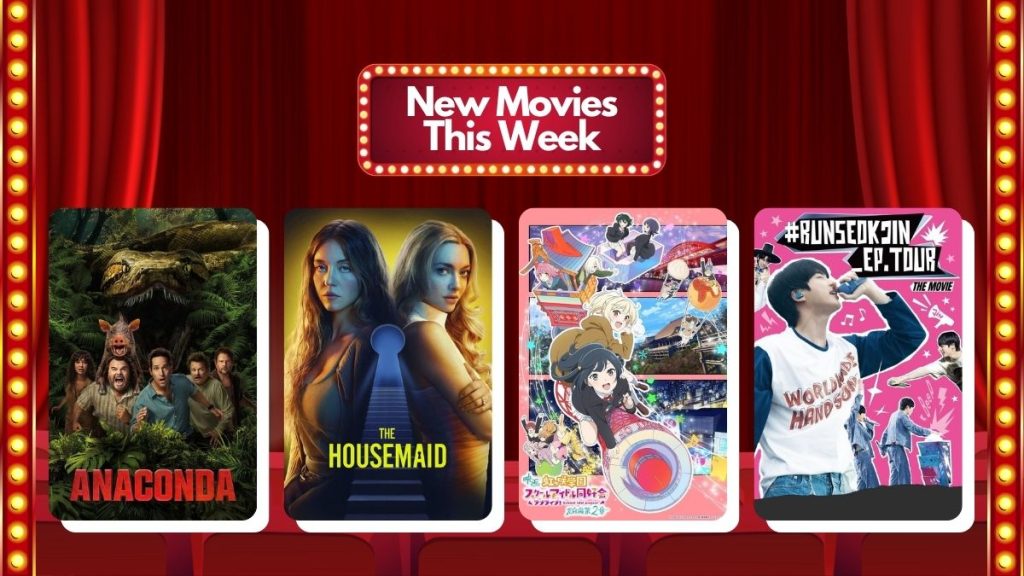 NEW MOVIES THIS WEEK: Anaconda, The Housemaid, and More! 1 New Movies January 8 2026 - Anaconda, The Housemaid
