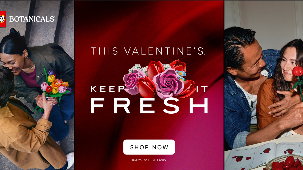 Featured image for First Look: 2026 LEGO® Botanicals Sets Bloom Just in Time for Valentine’s