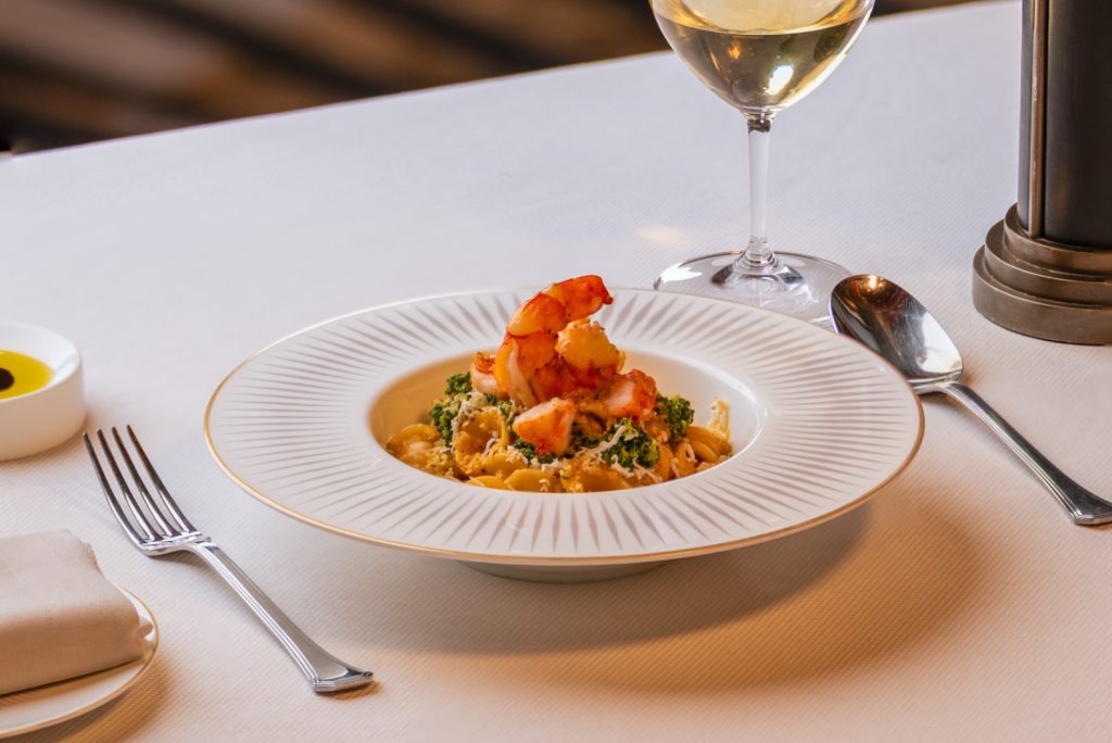 Artisanal Orecchiette with king prawns