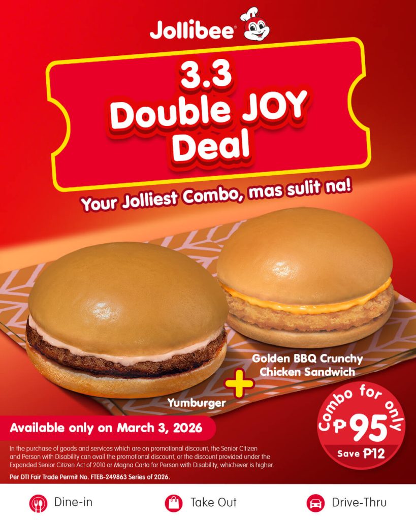 Jollibee 3.3 Promo