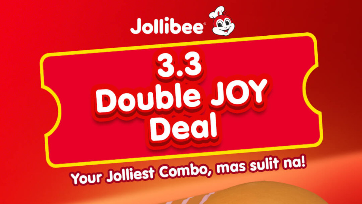 Featured image for 3.3 Double Joy Deal: Jollibee offers Yumburger + Crunchy Chicken Sandwich bundle for ₱95