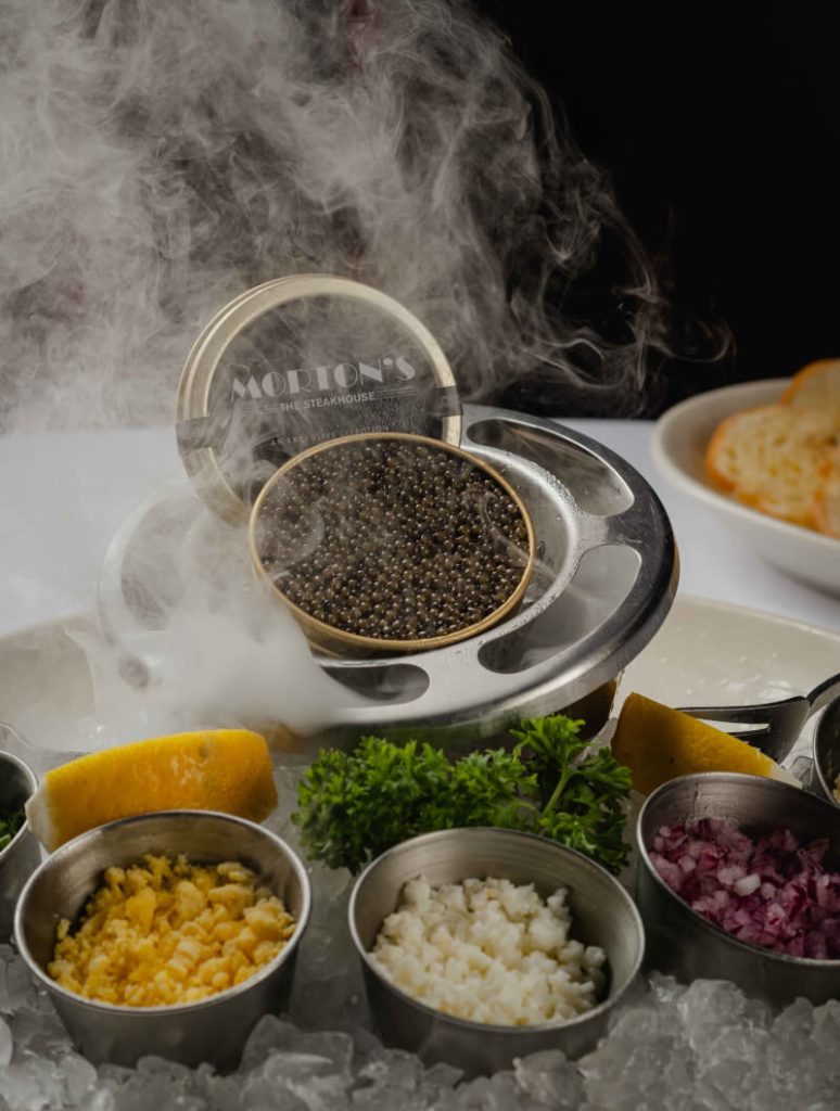 Morton’s The Steakhouse Unveils Decadent New Menu Additions for a More Luxurious Dining Experience 1 MORTONS French Oscietra Caviar