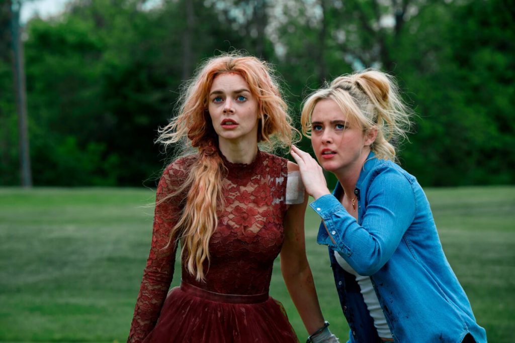 Samara Weaving and Kathryn Newton in READY OR NOT 2 HERE I COME1