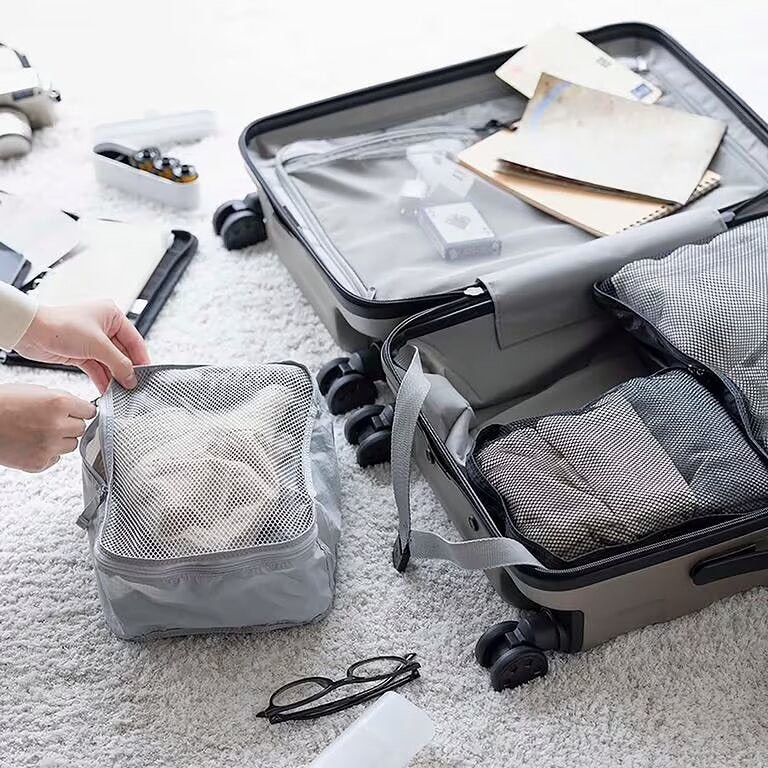 MUJI Hard Carry Case and Gusset Case