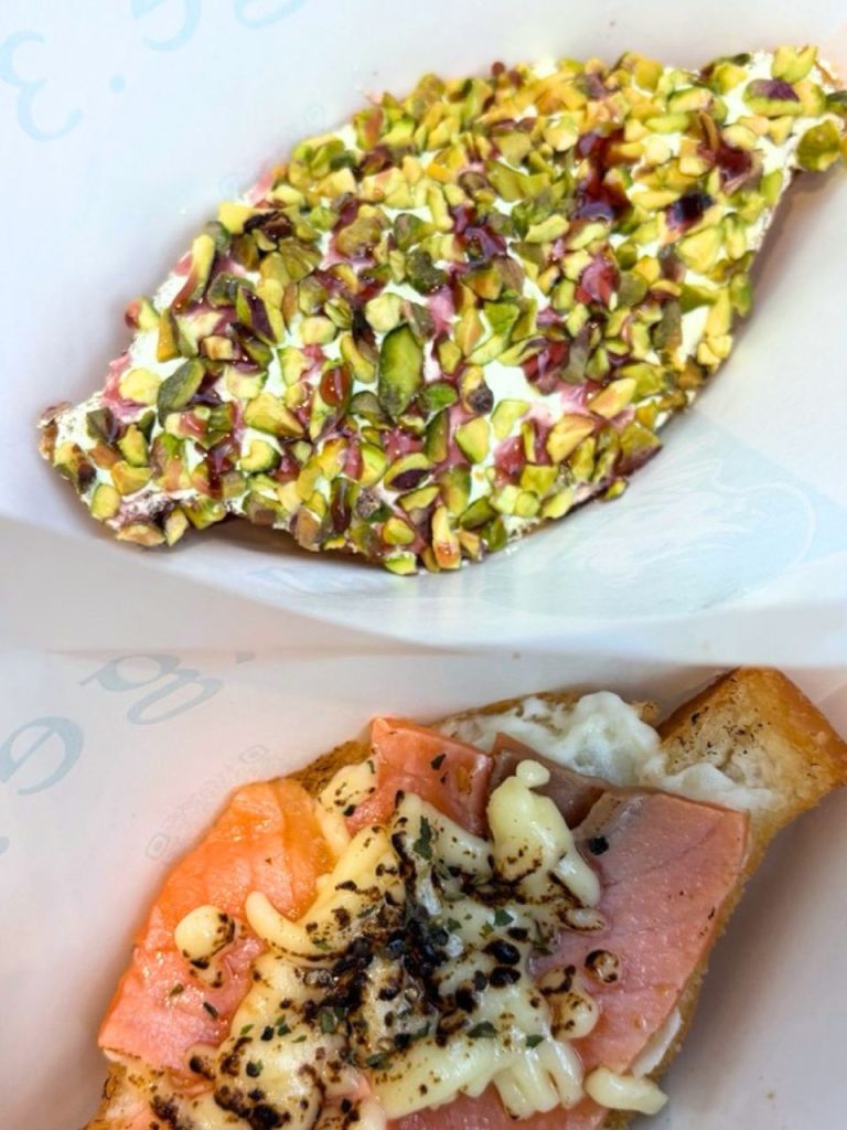 Age 3 Pistachio Cream and Salmon