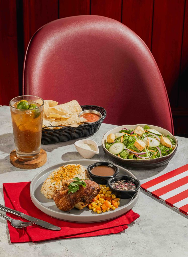 Crispy Pork Hock with House Salad copy