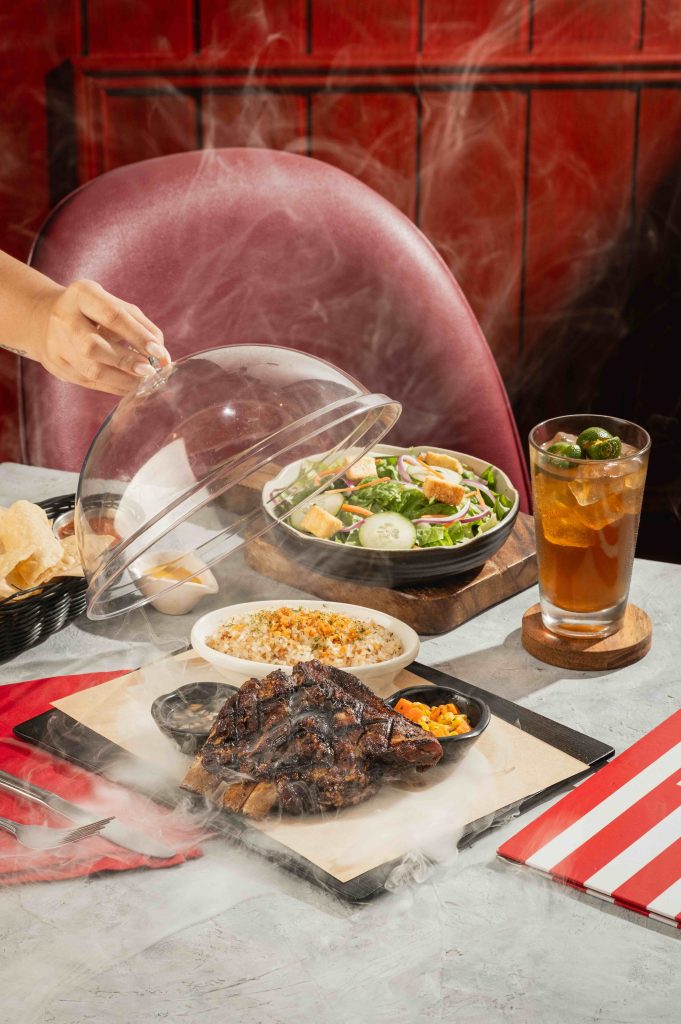 Fridays Smokey Riblets with House Salad Dome copy