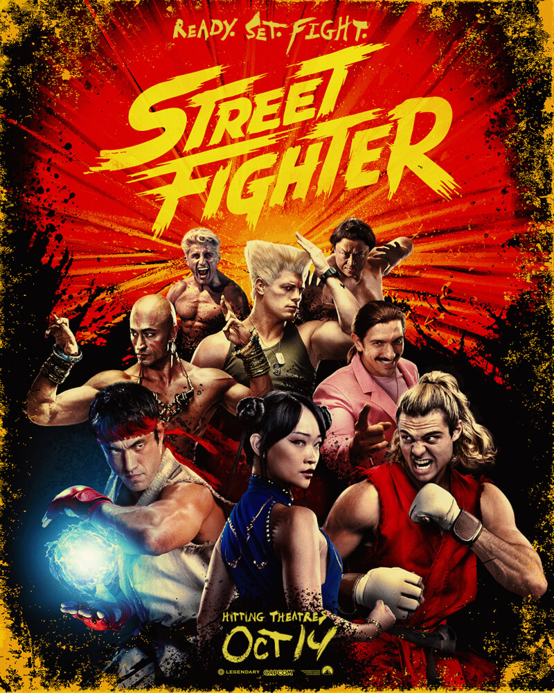 STREET FIGHTER GOOD GUYS ART 4X5