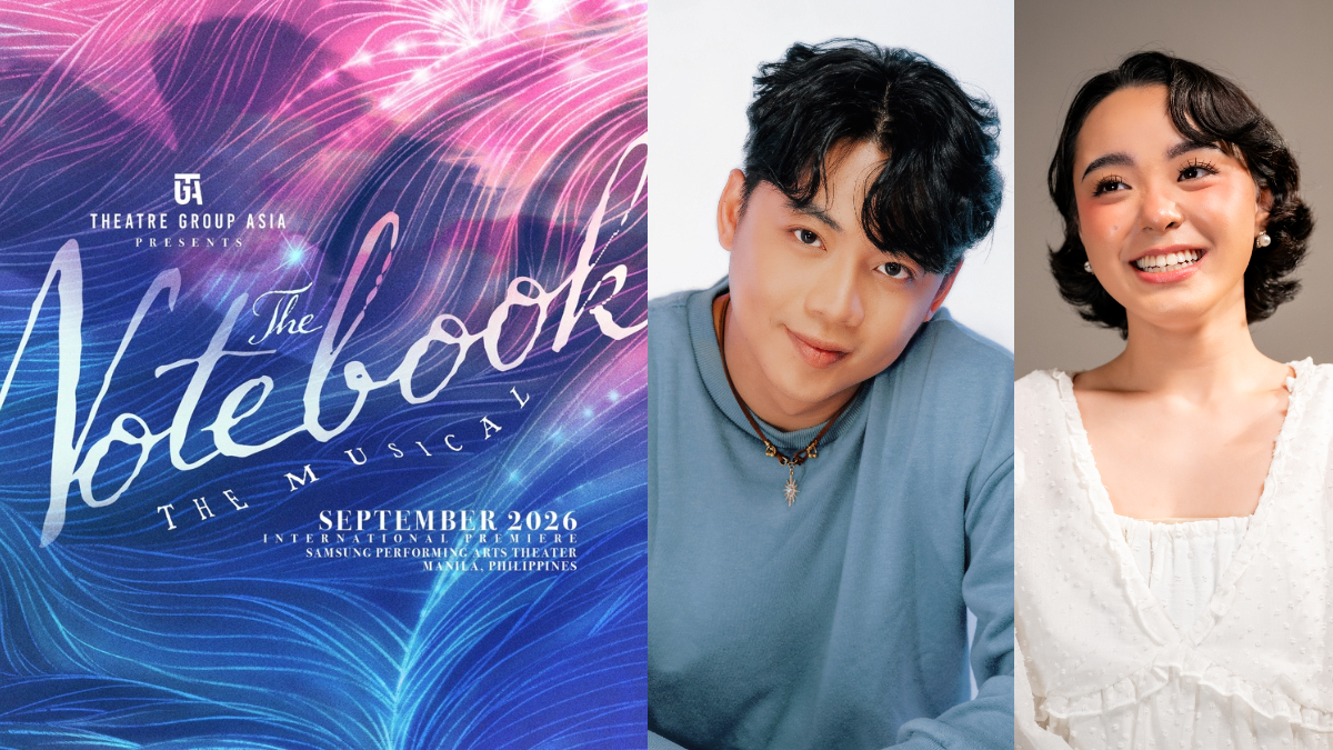 Featured image for Theatre Group Asia (TGA) Announces Benedix Ramos as Young Noah and Sheena Belarmino as Young Allie in The Notebook