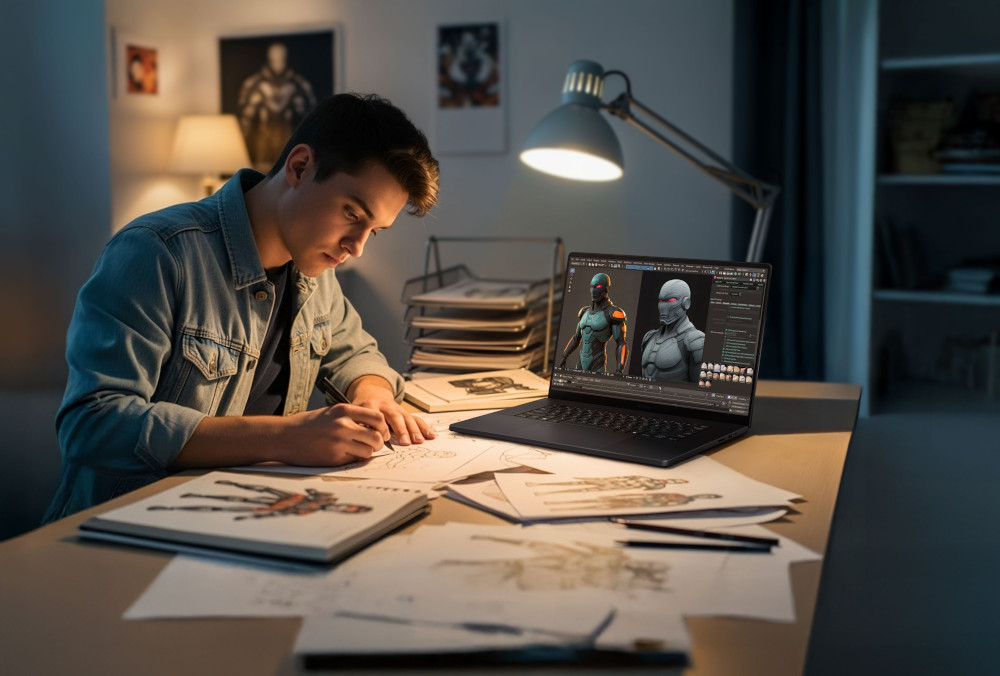 PROART P16 H7606 STUDIO POWER FOR VIDEO 3D AND AI CREATION