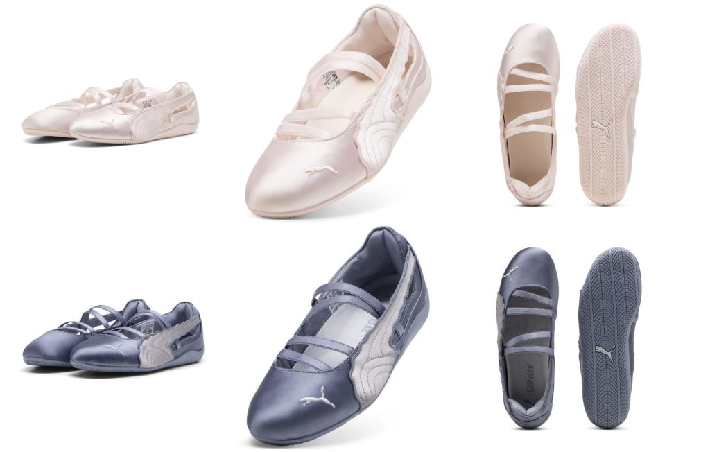 PUMA Merges Motorsport Heritage and Balletcore Style in New Speedcat Ballet Venus 22 PUMA Speedcat Ballet Venus in Jasmine Flower Warm White and Gray Sky Vibrant Silver