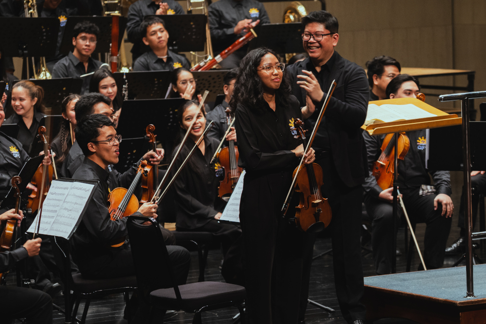 01. CCP Scholar Kaya Mendoza performs with the Orchestra of the Filipino Youth in its New Worlds New Horizons concert last August 2025