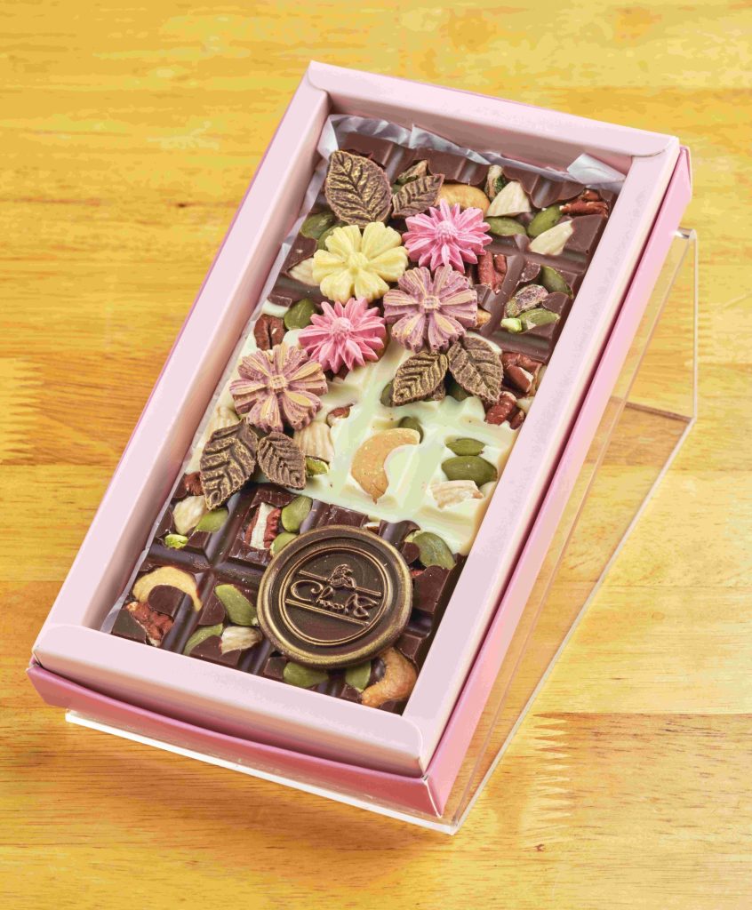 3. Blooming Indulgence Chocolate Bar