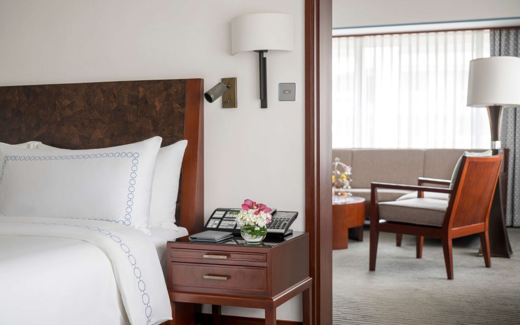 M is the Merry Mother's Month of May at The Peninsula Manila 4 Premier Suite Bedroom Editorial