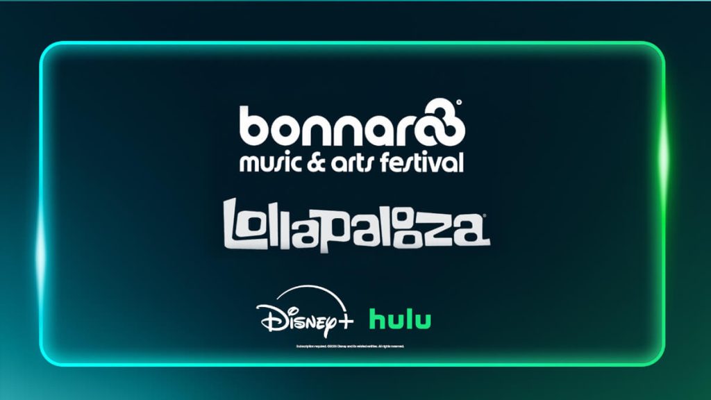 Disney+ and Hulu to Livestream Bonnaroo, Lollapalooza, and Austin City Limits Worldwide 1 Live Nation Festivals on Disney Hulu