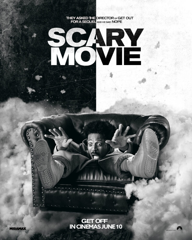 The Core Four Are Back in Action in New 'Scary Movie' Parody Posters 5 SCARY MOVIE SPOOF POSTER GET OUT
