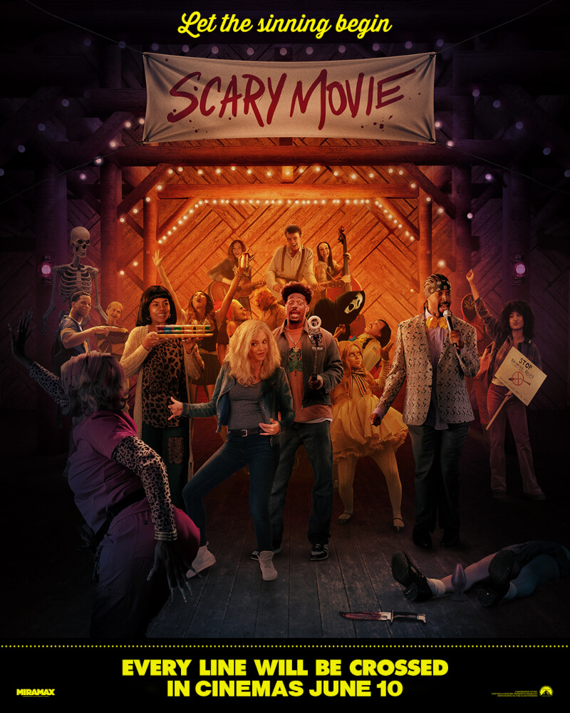 The Core Four Are Back in Action in New 'Scary Movie' Parody Posters 1 SCARY MOVIE SPOOF POSTER SINNERS