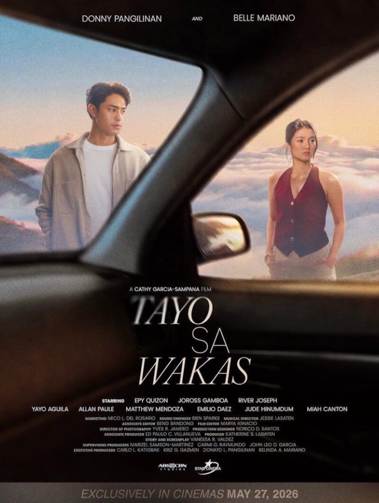 “Tayo Sa Wakas” Earns P12 Million on Opening Day, Posts Biggest Local Film Debut of 2026, Now Showing 3 TAYO SA WAKAS POSTER