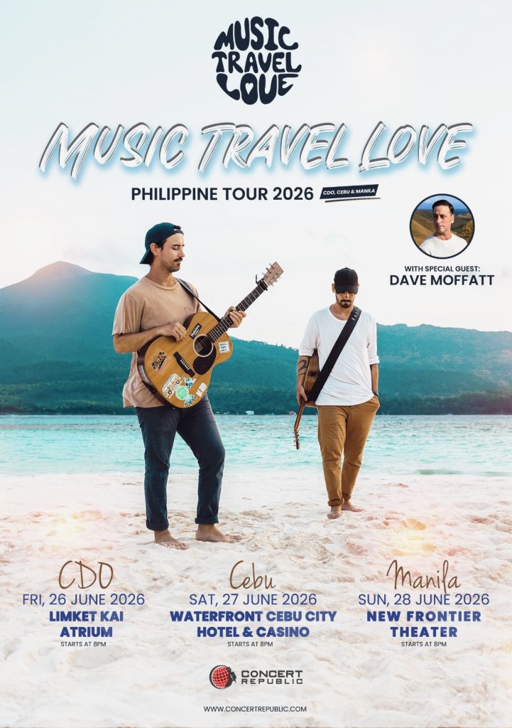 Dave Moffatt is Joining Music Travel Love on Their Philippine Tour this June 1 Updated Poster