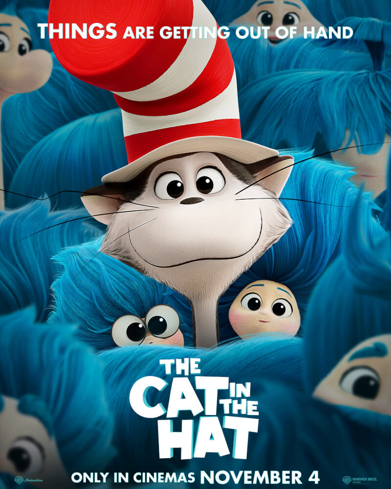 Watch the New Trailer for 'The Cat in the Hat,' Starring Bill Hader and Xochitl Gomez, Showing November 4 4 The Cat in the Hat new poster