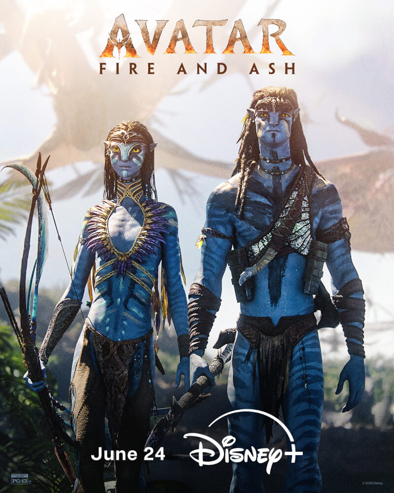 Oscar®-Winning Blockbuster “Avatar: Fire and Ash” Arrives on Disney+ June 24 4 poster
