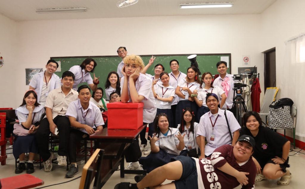 PHILIP VS. THE SCHOOL director Terrence Santiago with cast