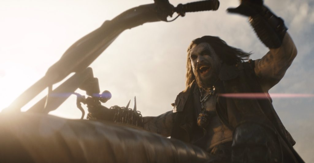 Jason Momoa as Lobo in Supergirl 