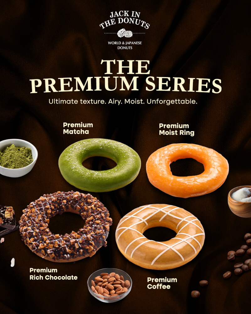 Japan's 'Jack in the Donuts' Opens First Overseas Store at Glorietta 4 in Makati 4 Premium Series