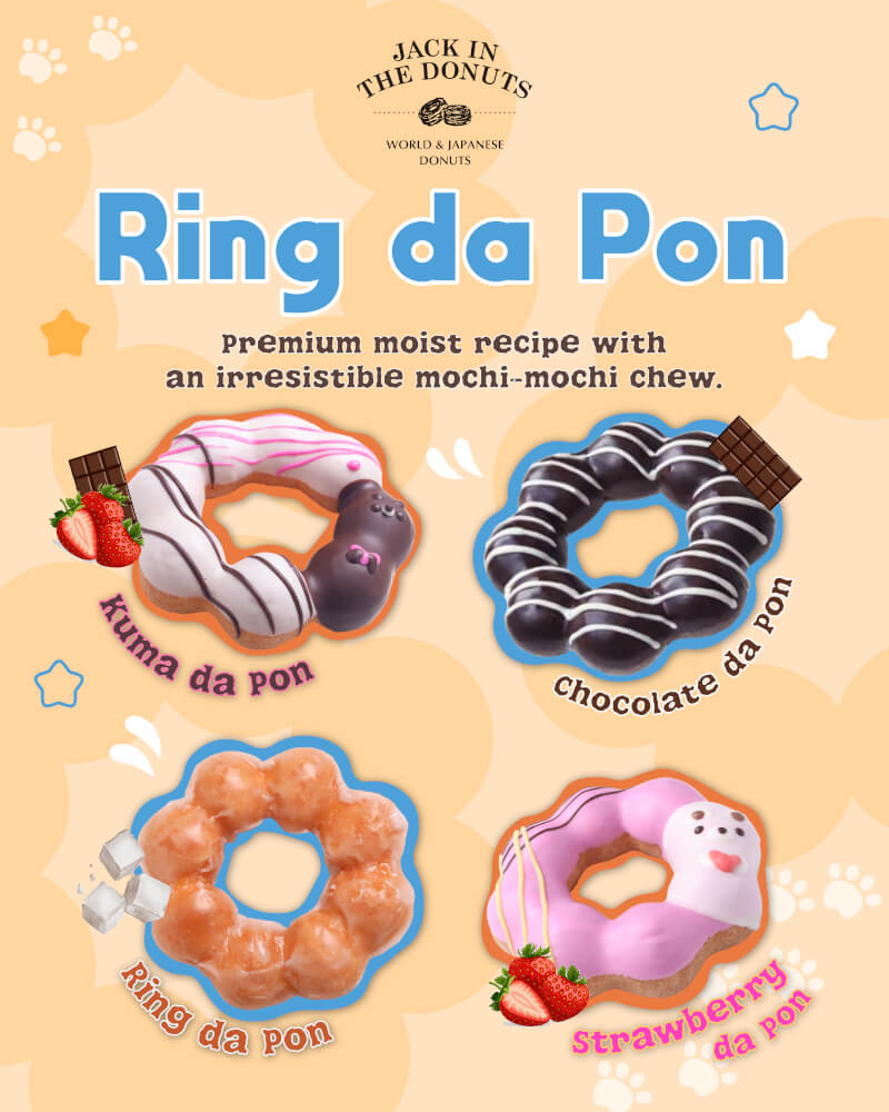 Japan's 'Jack in the Donuts' Opens First Overseas Store at Glorietta 4 in Makati 7 Ring da Pon