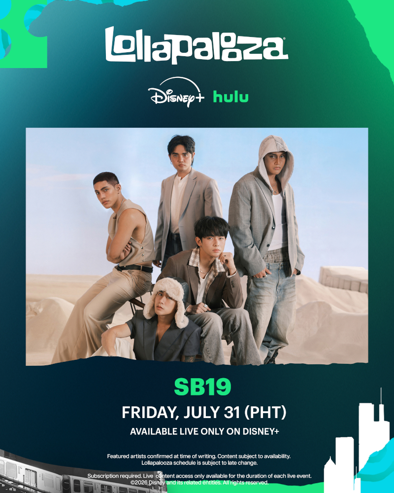SB19 Makes History at Lollapalooza 2026, Livestreaming on Disney+ This July 31 2 D 2026 Lollapalooza SB19