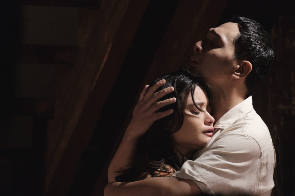THEATER REVIEW: Porvenir Collective’s ‘El Fuego del Alma’ Delivers Strong Performances and Dynamic Direction 4 Sandino Martin as Juanito Nour Hooshmand as Alma19 El Fuego del Alma
