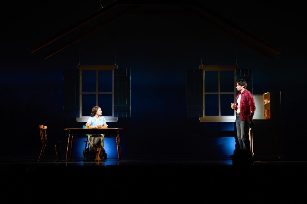THEATER REVIEW: A Polished Production with Great Performances, 'The Notebook' Struggles to Hit Its Emotional Zenith 6 Theatre Group Asia s The Notebook The Musical Morissette as Middle Allie Laurence Mossman as Middle Noah 1 TGA