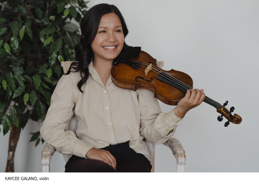 PPO’s 42nd Concert Season Celebrates Music Across Time and Borders 5 Kaycee Galano Violin