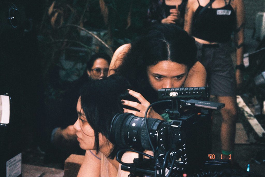 Benilde MMA Alumna Repeats as Best Director at Cinemalaya 2 Gabriela Serrano at work with sister Mariana