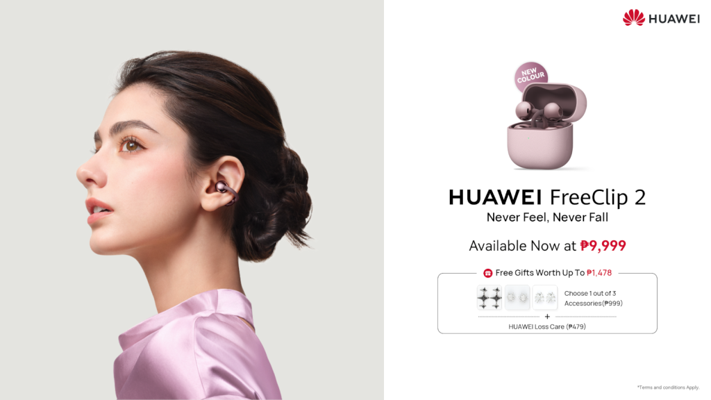 Bold, Beautiful, Berry Purple: Experience the ‘Never Feel, Never Fall’ HUAWEI FreeClip 2 in its Most Expressive Color Yet 1 HUAWEI FreeClip 2 Berry Purple Key Visual1 1