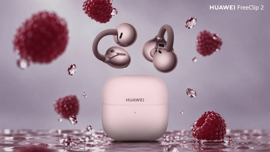 Bold, Beautiful, Berry Purple: Experience the ‘Never Feel, Never Fall’ HUAWEI FreeClip 2 in its Most Expressive Color Yet 2 HUAWEI FreeClip 2 Berry Purple Product Photo
