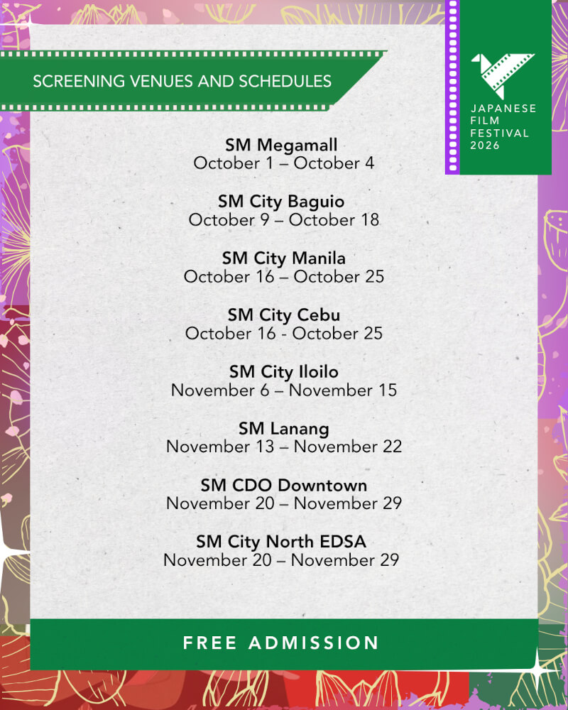 Japanese Film Festival 2026 Brings Japanese Cinema, Kabuki, and Studio Ghibli Favorites Across the Philippines 1 Screening Schedules and Venues