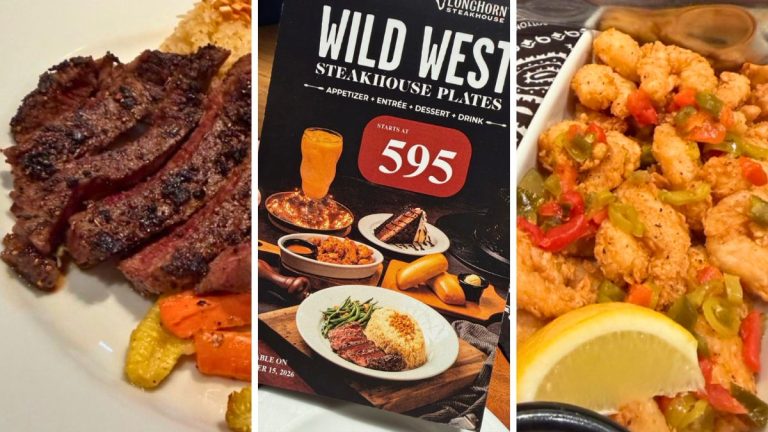 Longhorn Steakhouse Wild West Steakhouse Plates