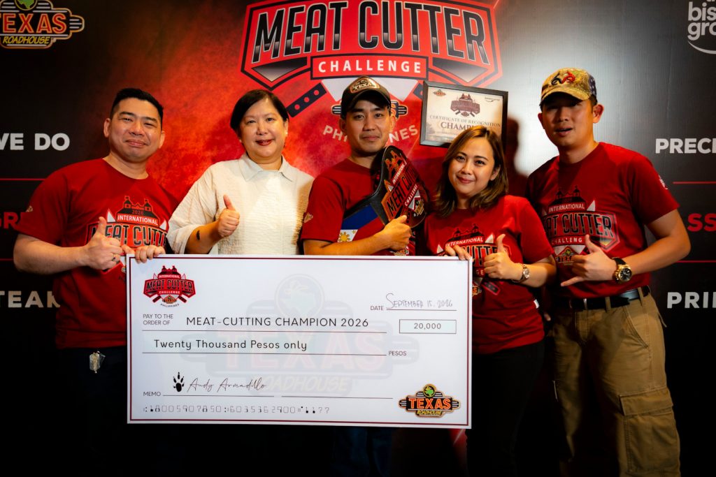 Texas Roadhouse Philippines Crowns Meat Cutting Champions for 2026 4 winner with TRH team