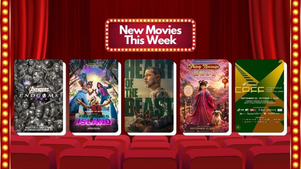 NEW MOVIES THIS WEEK: Avengers: Endgame Encore, Forgotten Island, Heart of the Beast, and More! 1 New Movies September 23, 2026 Forgotten Island, Heart of the Beast, Avengers: Endgame Encore