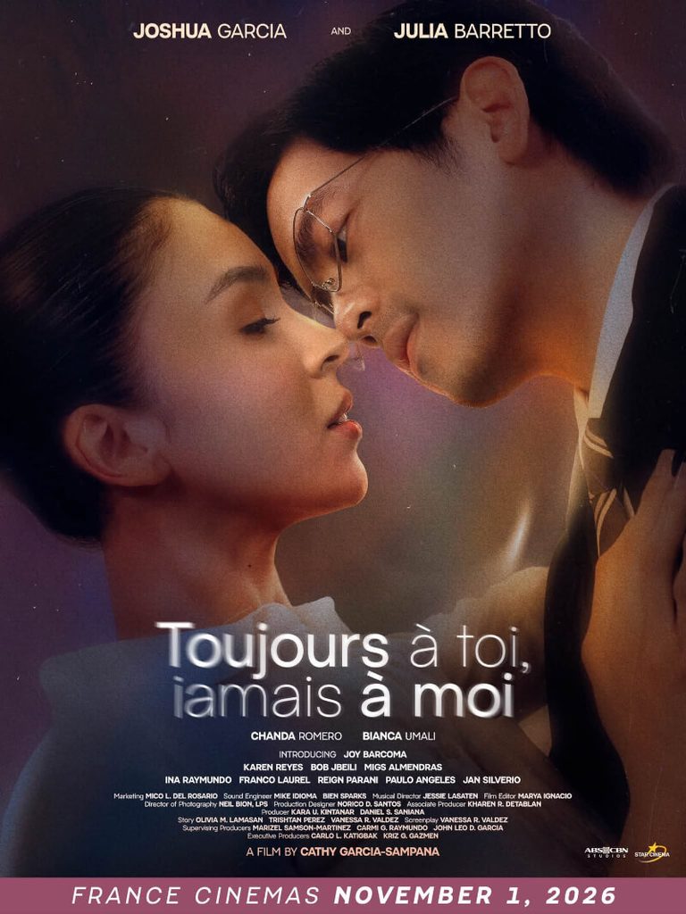Joshua Garcia and Julia Barretto’s “Always Yours, Never Mine” Heads to Cinemas Worldwide 6 Always Yours Never Mine France 768x1024 1