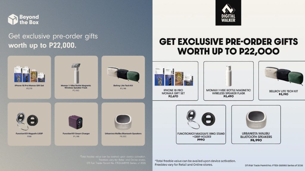 Get Up to P22,000 in Guaranteed Freebies with iPhone 18 Pro Pre-Order 2 PR 2
